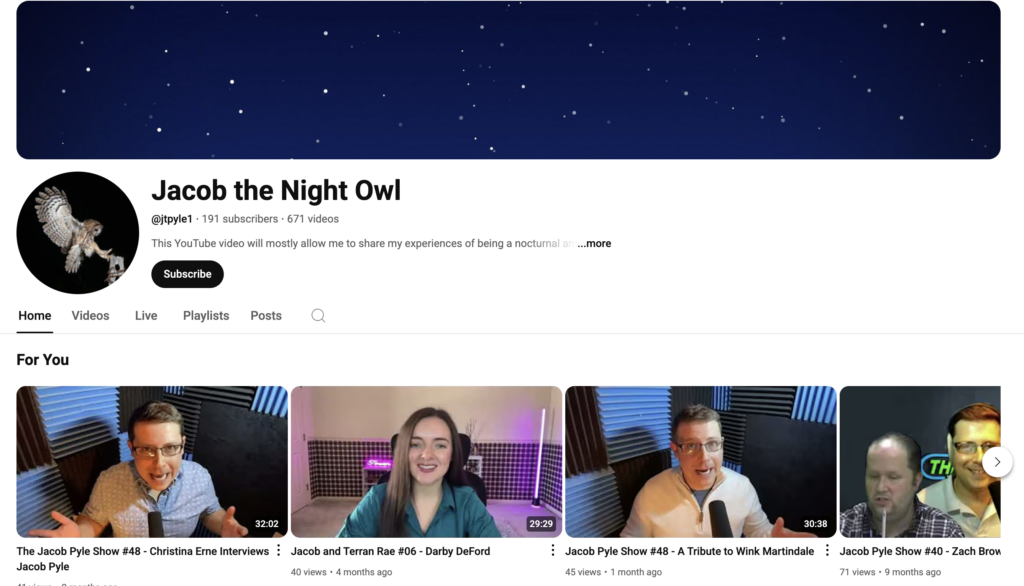 Video Interview: The Jacob Pyle Show
